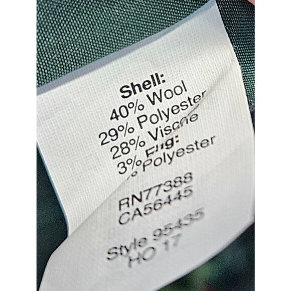 J Crew Green Skirt Womens Size 12 Wool Blend - Picture 5 of 7